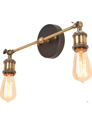Riolight  Retro Ikili Mafsallı Aplik