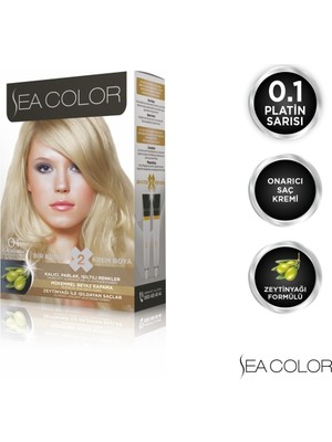 SEA COLOR 0.1  Platin Sarısı Set Boya