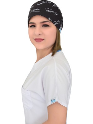 Nur Ortopedi Atatürk Imzası Desenli  Doktor Hemşire Hastane Medikal Cerrahi Bone