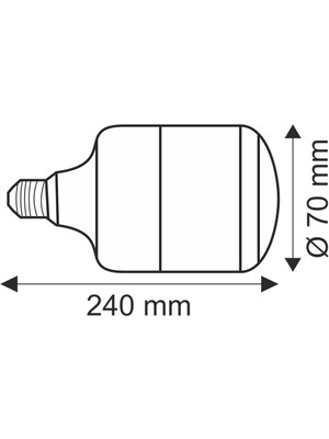 50W LED TORCH AMPUL ZUMLED