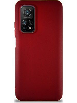 Caseart Xiaomi Mi 10T Pro Kılıf Soft Premier Renkli Silikon Kapak - Mürdüm