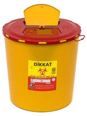 Telkar 12 Lt Tıbbi Atık Kovası