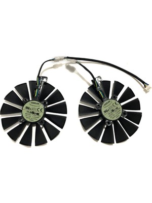 Everflow Asus Gpu Rog Poseıdon GTX1080TI Strıx Rx 570 470 580 Gtx 1050TI Ekran Kartı Soğutma Fanı