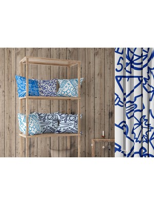 Trend Home 43 x 43 cm Çift Taraf Baskılı 6'lı Dekoratif Kırlent Kılıfı