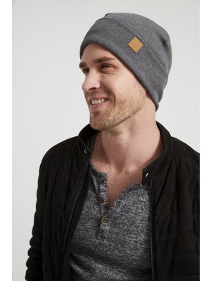 Butikgiz Erkek Genç Elit Füme Şapka Bere - Spor Rahat Pamuklu El Yapımı Yerli Üretim Farkı