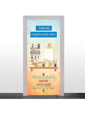 Okularenkkat Resim Atölyesi Kapı Giydirme