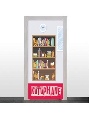 Okularenkkat Kütüphane Kapı Giydirme