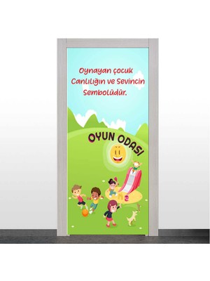 Okularenkkat Oyun Odası Kapı Giydirme