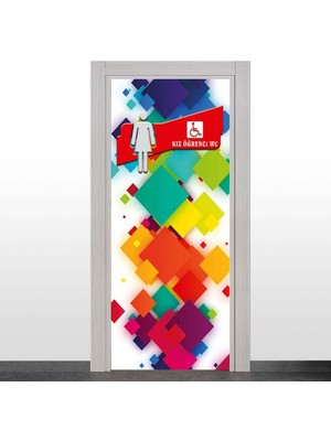 Okularenkkat Engelli Bayan Wc Kapı Giydirme