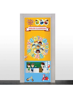 Okularenkkat Ingilizce Sınıfı Kapı Giydirme