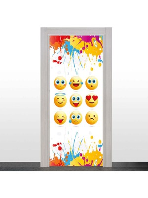 Okularenkkat Emoji Kapı Giydirme 2