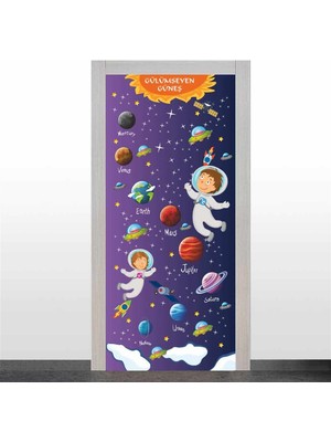 Okularenkkat Gülümseyen Güneş Kapı Giydirme