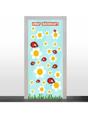 Okularenkkat Uğur Böcekleri Sınıfı Kapı Giydirme