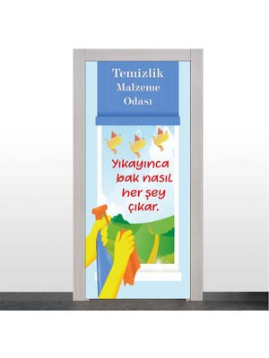 Okularenkkat Temizlik Malzeme Odası Kapı Giydirme