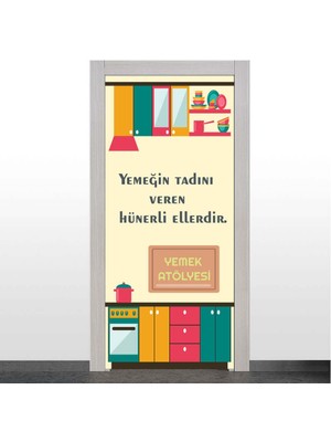 Okularenkkat Yemeğin Tadını Veren Hünerli Eller  ( Mutfak Kapı Giydirme )