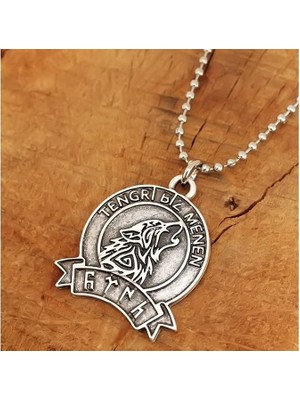 BijuStore Top Zincir Bozkurt Erkek Kolye