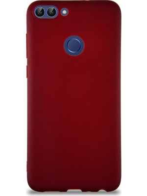 Kzy Huawei P Smart Kılıf Soft Premier Renkli Silikon Kapak - Mürdüm