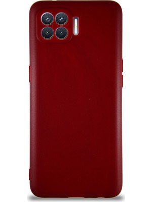 Case World Oppo Reno 4 Lite Kılıf Soft Premier Renkli Silikon Kapak - Mürdüm