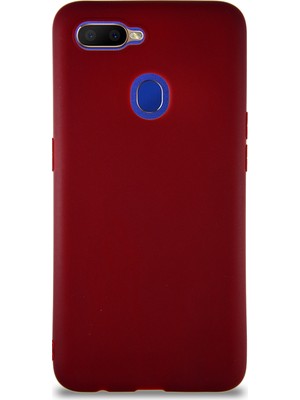 Case World Oppo A5S Kılıf Soft Premier Renkli Silikon Kapak - Mürdüm