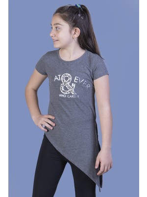 Toontoy Kız Çocuk T-Shirt What Baskı