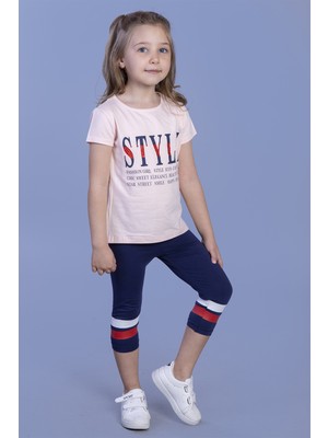 Toontoy Kız Çocuk Taytlı Takım