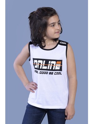 Erkek Çocuk Omuz Kısmı Online Baskılı Atlet