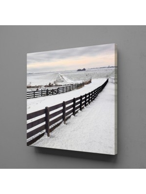Technopa Karlı Köprü 40X40CM