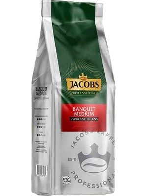 Jacobs Banquet Medium Espresso Beans Çekirdek Kahve 1 KG