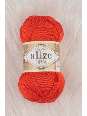 Alize Diva Hobi Örgü İpi 37 Turuncu