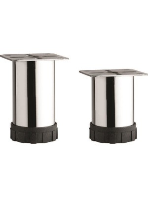 Tuğraayarlanabilir Pingolu Krom Mobilya Dolap Ayağı Metal 4'lü 12 cm