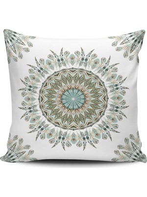 Alkan Homes Kırlent Dünyası Etnik Desenli Dijital Baskılı Kırlent Kılıfı