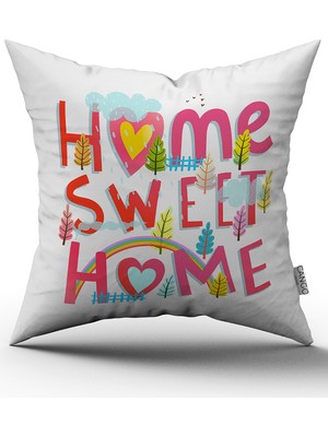 Cango Home Dijital Baskı Kırlent Yastık Kılıfı CGH454