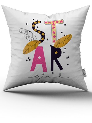 Cango Home Dijital Baskı Kırlent Yastık Kılıfı CGH481