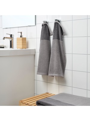 IKEA Hımlean El Havlusu Koyu Gri-Melanj 30 x 50 cm