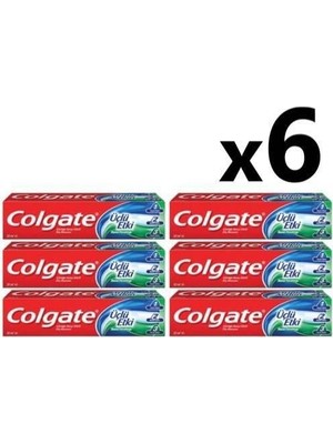 Colgate 50 ml Üçlü Etki Diş Macunu 6 Adet Ağız ve Diş Bakımında Güçlü Koruma