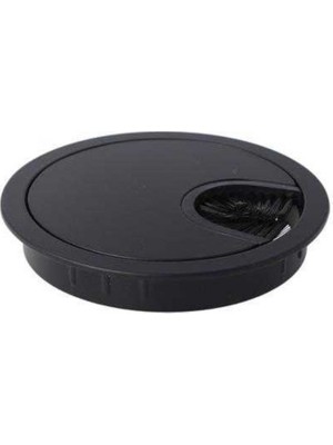 Dizaynaks Mat Siyah Boyalı Zamak Kablo Kapağı 80 Mm.