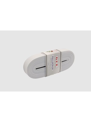 Gül Sert Dokuma Paça Lastikleri Gümüş Beyaz 3 cm