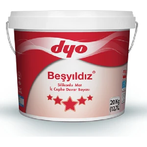 Beşyıldız Silikonlu Mat Iç Cephe Duvar Boyası 0721 Tropik 3.5 kg