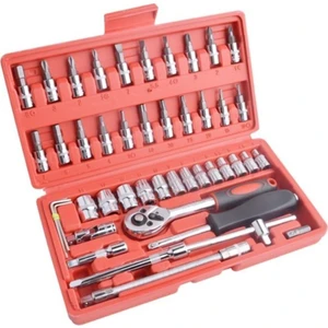 Makroyapı 46 Parça Lokma Takımı Mini 1/4 Lokma 1 Set Küçük Set