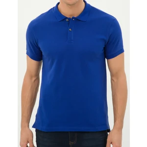 Arslan İş Elbiseleri Polo Yaka Mavi Işçi Lakoste T-Shirt