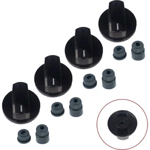 Silverline Düğme 4 Lü Takımı Ankastre Set Üstü Ocak Düğmesi SÜ0012