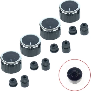 Silverline Düğme 4 Lü Takımı Ankastre Set Üstü Ocak Düğmesi SÜ0019