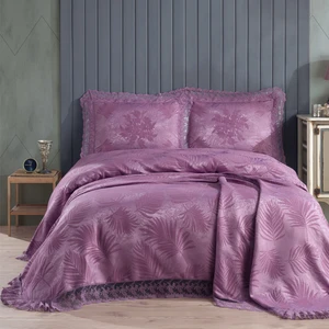 Bir Home Birhome Pera Dantelli Çift Kişilik Yatak Örtüsü 3 Parça