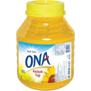 Ayçiçek Yağı Geniş Ağızlı Ped Şişe 5 Lt