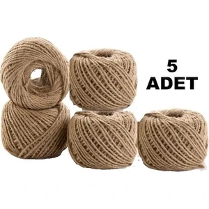 5 Adet, Jüt Ip, Halat, Hasır Ipi, Çuval Ipi, Kırnap Ip, Keten Ip