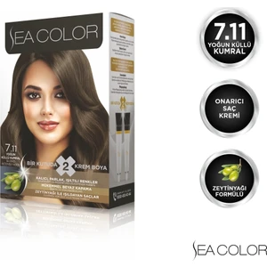 SEA COLOR 7.11  Yoğun Küllü Kumral Set Boya
