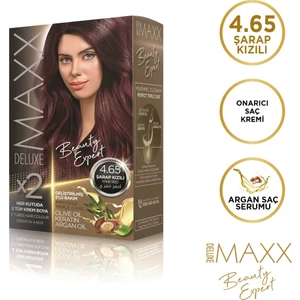 MAXX DELUXE BEAUTY EXPERT 4.65  Şarap Kızılı  Set Boya