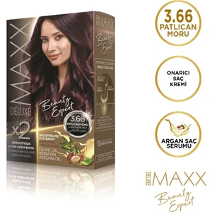 MAXX DELUXE BEAUTY EXPERT 3.66  Patlıcan Moru Set Boya