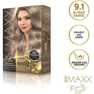 MAXX DELUXE BEAUTY EXPERT 9.1  Elmas Sarısı  Set Boya
