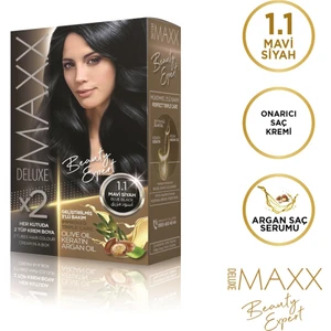 MAXX DELUXE BEAUTY EXPERT 1.1  Mavi Siyah Set Boya